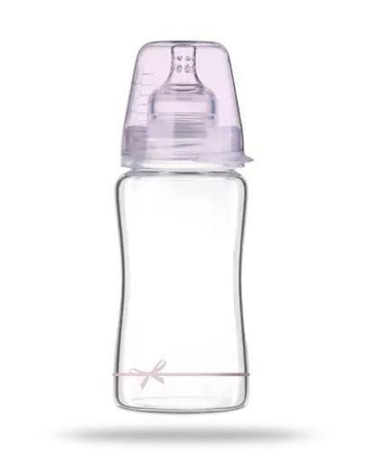  Lovi Diamond Glass Baby Shower 3m+ butelka szklana różowa 250 ml [74/204girl] 