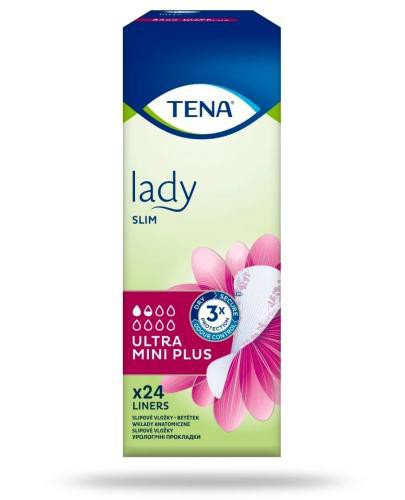 podgląd produktu Tena Lady Slim Ultra Mini Plus specjalistyczne wkładki 24 sztuki