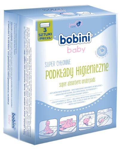 Bobini Baby podkłady higieniczne dla niemowląt i dzieci 3 sztuki 