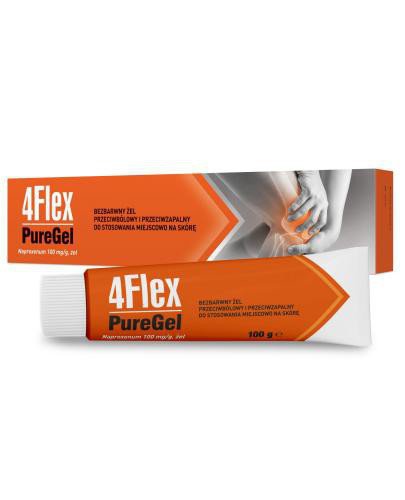 4 Flex Pure Gel 100mg/g na ból i stan zapalny mięśni i stawów żel 100 g 