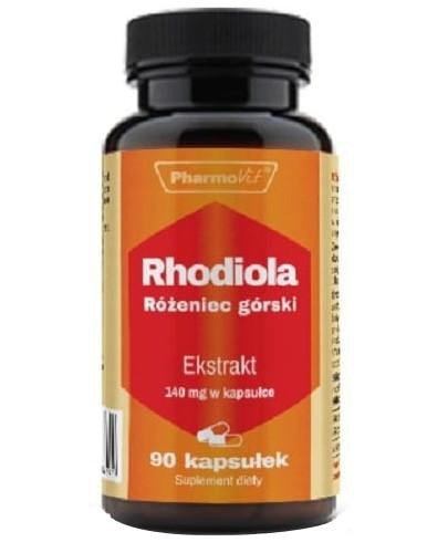 podgląd produktu Rhodiola Różeniec górski 140 mg 90 kapsułek PharmoVit