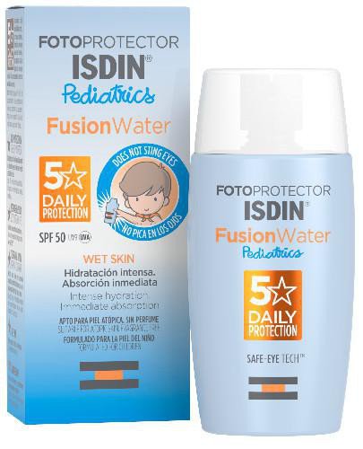 Fotoprotector Isdin Pediatrics Fusion Water krem ​​przeciwsłoneczny dla dzieci 50 ml 