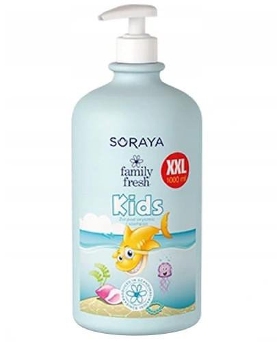 podgląd produktu Soraya Family Fresh Kids kremowy żel pod prysznic i szampon 1000 ml