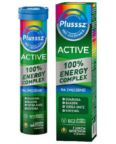 podgląd produktu Plusssz Active 100% Energy Complex 20 tabletek musujących