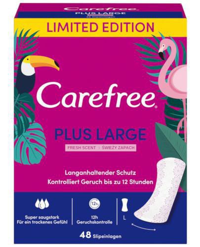 podgląd produktu Carefree Plus Large wkładki higieniczne świeży zapach rozmiar L 46 sztuk