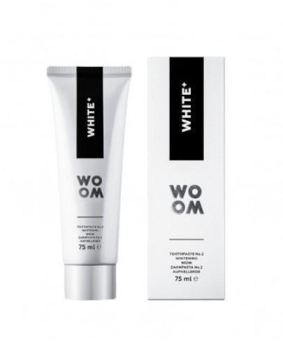 podgląd produktu Woom White+ pasta do zębów 75 ml