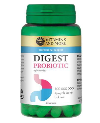 podgląd produktu Vitamins And More Digest Probiotic 60 kapsułek