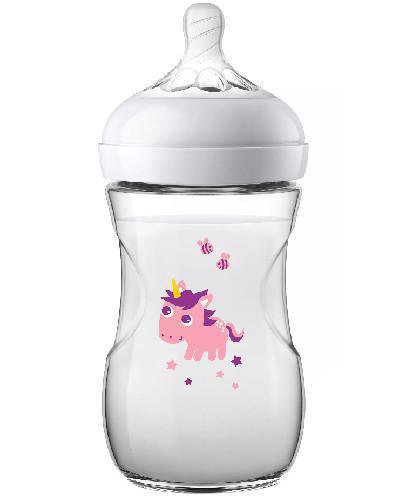 Avent Philips Natural butelka dla niemowląt 1m+ jednorożec 260 ml SCF070/25 