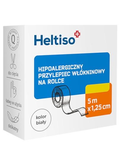 podgląd produktu Heltiso przylepiec włókninowy 5m x 1,25cm 1 sztuka