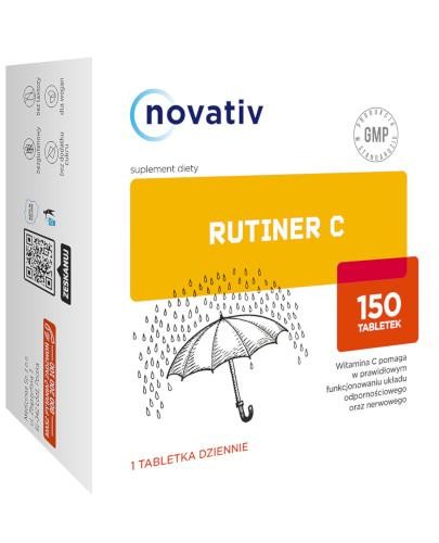 podgląd produktu Novativ Rutiner C 150 tabletek