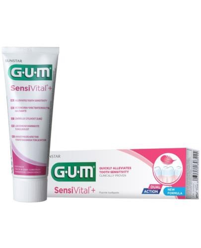 podgląd produktu GUM SensiVital+ pasta do zębów 75 ml
