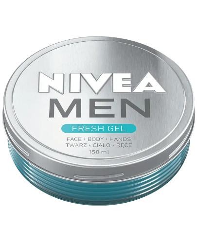 podgląd produktu Nivea Men Fresh nawilżający krem-żel do twarzy 150 ml