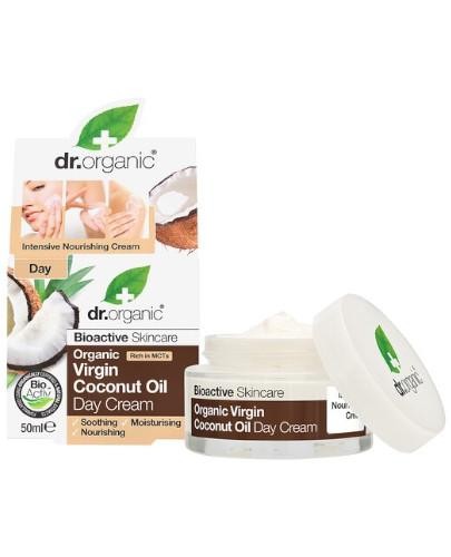 podgląd produktu Dr. Organic Coconut krem na dzień z olejem kokosowym 50 ml