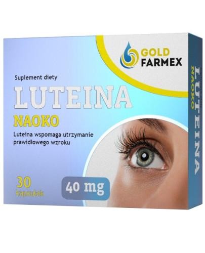 podgląd produktu GoldFarmex Luteina Naoko 40 mg 30 kapsułek