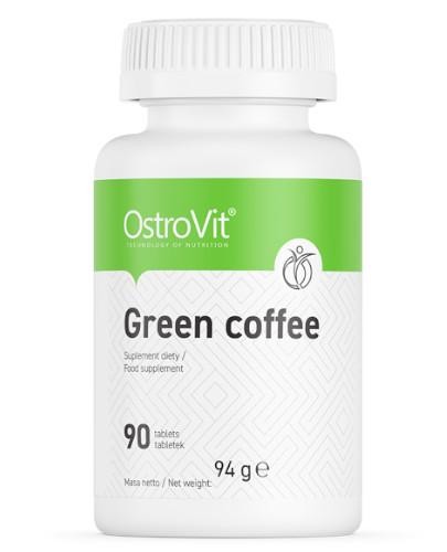podgląd produktu OstroVit Green Coffee (zielona kawa) 90 tabletek
