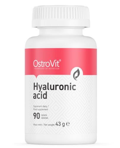 podgląd produktu OstroVit Hyaluronic Acid (kwas hialuronowy) 90 tabletek
