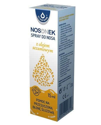podgląd produktu Nosonek spray do nosa z olejem sezamowym 15 ml
