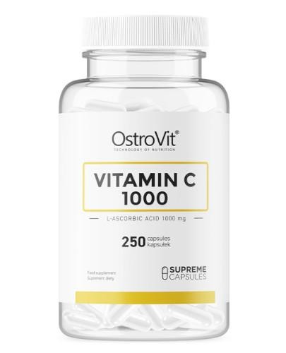 podgląd produktu OstroVit Vitamin C 1000 mg 250 kapsułek