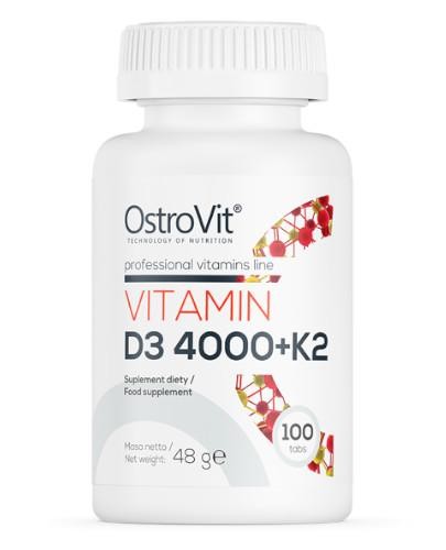 OstroVit Vitamin D3 4000 + K2 100 tabletek 
