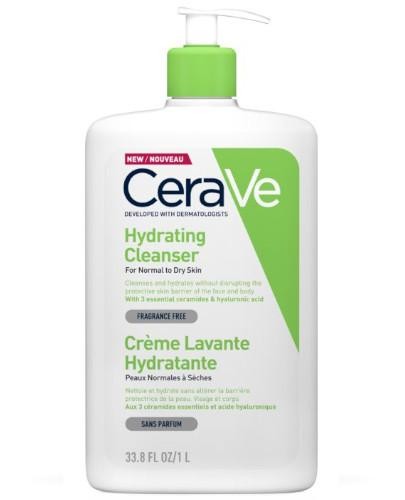 podgląd produktu CeraVe nawilżająca emulsja do mycia dla skóry normalnej i suchej 1000 ml