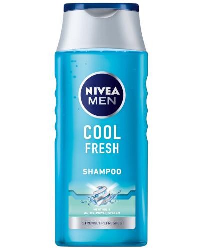 podgląd produktu Nivea Men Cool Fresh szampon do włosów odświeżający 400 ml