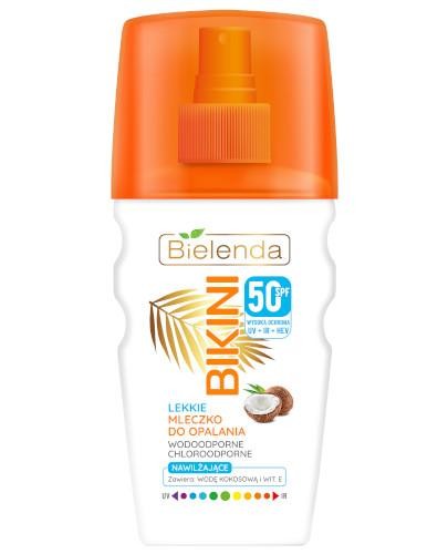 Bielenda Bikini lekkie kokosowe mleczko do opalania w sprayu SPF50 150 ml [Kup 2 produkty ... 