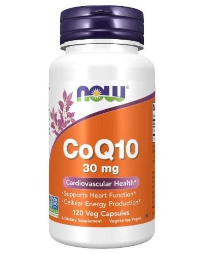 podgląd produktu NOW Foods CoQ10 30 mg (koenzym Q10) 30 mg 120 kapsułek