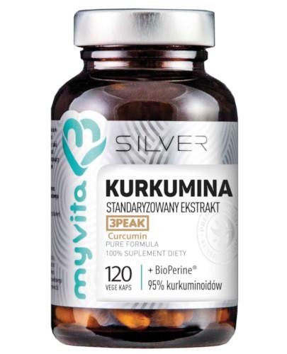 podgląd produktu MyVita Silver Kurkumina 95% + BioPerine 120 kapsułek
