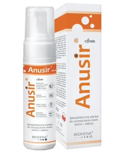 podgląd produktu Anusir Clean specjalistyczna pianka do oczyszczania okolic stomii i odbytu 225 g