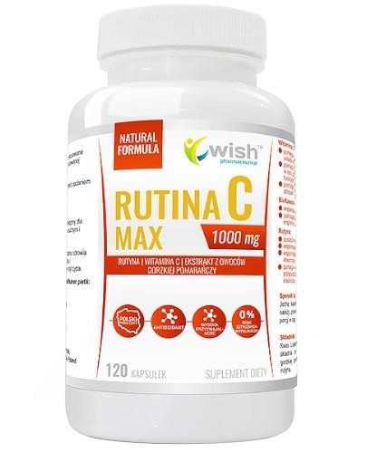 podgląd produktu Wish Rutinana C Max 1000 mg 120 kapsułek
