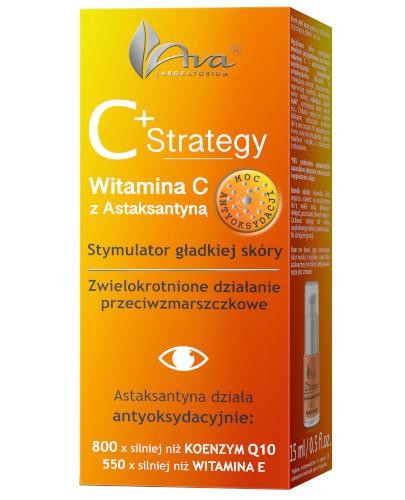 podgląd produktu Ava C+ Strategy Stymulator gładkiej skóry krem pod oczy 15 ml