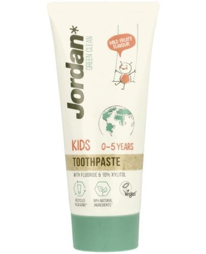 podgląd produktu Jordan Green Clean Kids pasta do zębów dla dzieci 0-5 lat 50 ml
