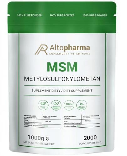 podgląd produktu Altopharma MSM Siarka Organiczna proszek 1000 g