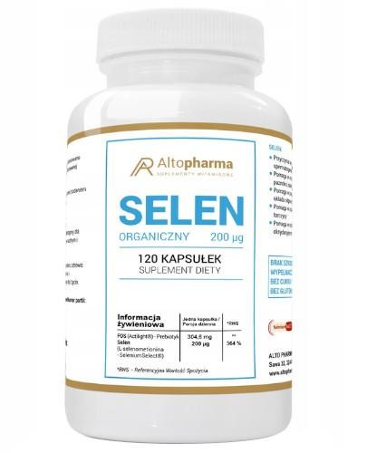 Altopharma Selen Organiczny 200 µg 120 kapsułek 
