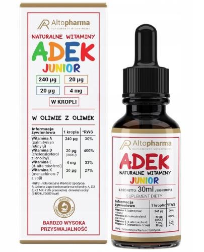 podgląd produktu Altopharma Witamina ADEK Junior Complex w kroplach 30 ml