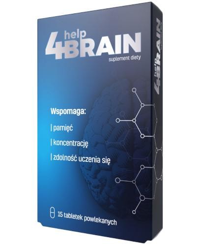podgląd produktu Help4Brain 15 tabletek powlekanych