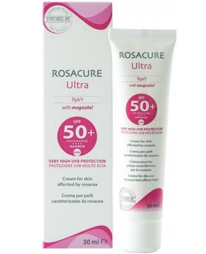 podgląd produktu Synchroline Rosacure Ultra krem do skóry z trądzikiem różowatym SPF50+ 30 ml