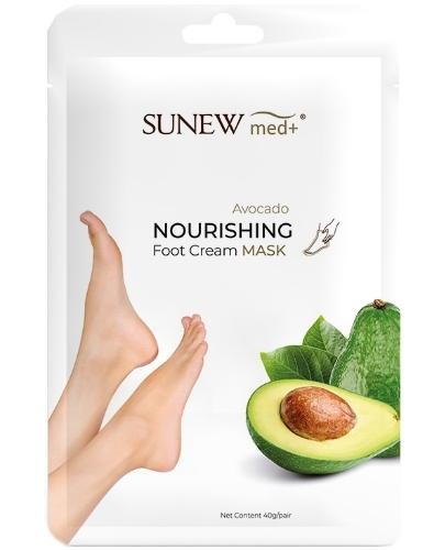 podgląd produktu SunewMed+ maska do stóp z wyciągiem z avocado 2 sztuki