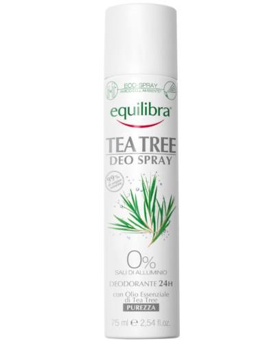 podgląd produktu Equlibra dezodorant w sprayu Tea Tree 75 ml