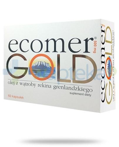 Ecomer Gold olej z wątroby rekina grenlandzkiego 500mg 60 kapsułek