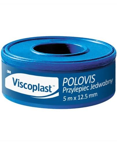 podgląd produktu Viscoplast Polovis przylepiec jedwabny 5m x 12,5mm 1 sztuka