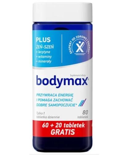 podgląd produktu Bodymax Plus żeń-szeń + lecytyna + witaminy + minerały 80 tabletek