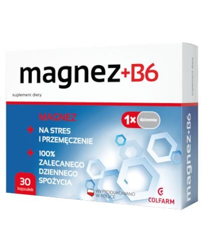 podgląd produktu Colfarm Magnez + B6 30 kapsułek