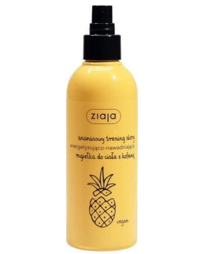 podgląd produktu Ziaja ananasowy trening skóry energetyzująco-nawadniająca mgiełka do ciała z kofeiną 200 ml