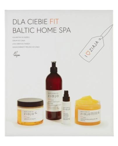 podgląd produktu Ziaja Baltic Home Spa Fit galaretka do kąpieli 260 ml + serum nawilżające do ciała 400 ml + krem nawilżająco-dotleniający do twarzy 50 ml + gruboziarnisty peeling do ciała 300 ml [ZESTAW]
