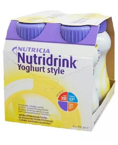 podgląd produktu Nutridrink Yoghurt Style o smaku waniliowo-cytrynowym 4 x 200ml 
