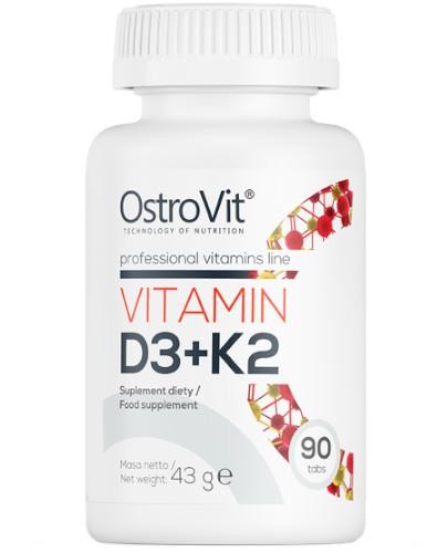 podgląd produktu OstroVit Witamina D3 + K2 90 tabletek