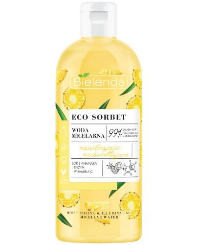 Bielenda Eco Sorbet Ananas woda micelarna nawilżająco-rozświetlająca 500 ml [Kup 2 pro... 