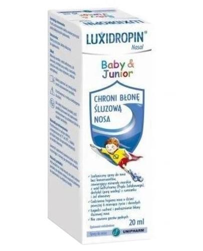podgląd produktu Luxidropin Nasal Baby&Junior spray do nosa 20 ml