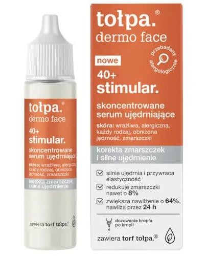 podgląd produktu Tołpa Dermo Face 40+ stimular skoncentrowane serum ujędrniające 20 ml